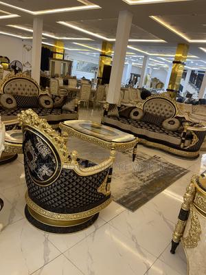 Full Set of High Classic Turkish Royal Fabric Sofa With 10seaterDining