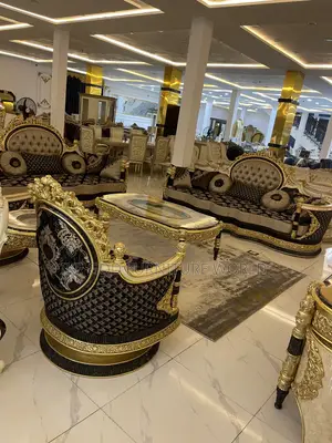 Full Set of High Classic Turkish Royal Fabric Sofa With 10seaterDining