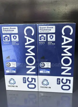 New Tecno Camon 50 Pro 256 GB Black
