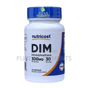 Nutricost DIM Diindolylmethane 300mg 30 Veggie Caps_ Hormonal Balance