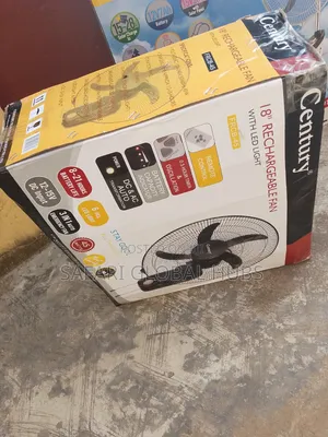 Brand New 18" Rechargeable Wall Mounted Fan With Remote+tilt Neck