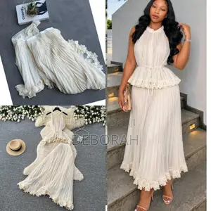 A White Fashionable Dress for Women