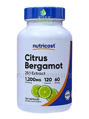 Nutricost Citrus Bergamot 1200mg 120 Caps– Heart, Cholesterol Support