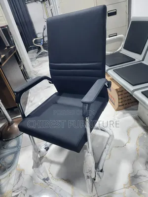 Imported Brand New Visitor's Leather Chair.