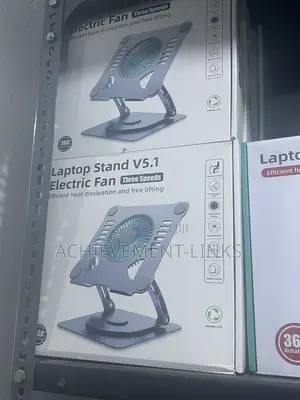 Laptop Stand With Fan 360 Degrees Rotation