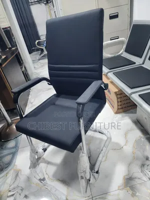 Imported Executive Office Visitor's Leather Chair.