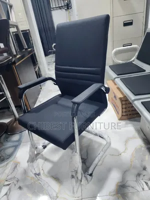 Imported Executive Office Visitor's Leather Chair.