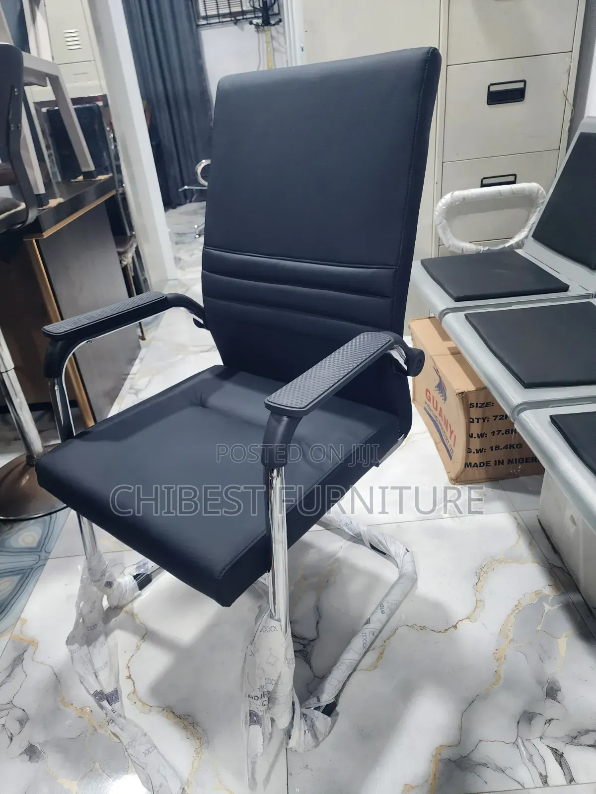 Quality Imported Office Visitor's Chair.