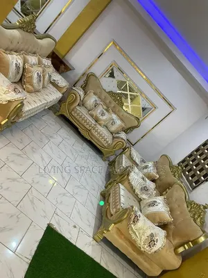 Luxury Royal Sofa Fabric Chairs by 7Seaters