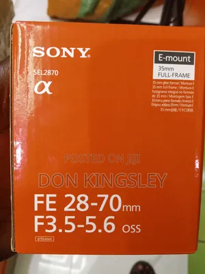 Sony 28-70mm. E-Mount Lens