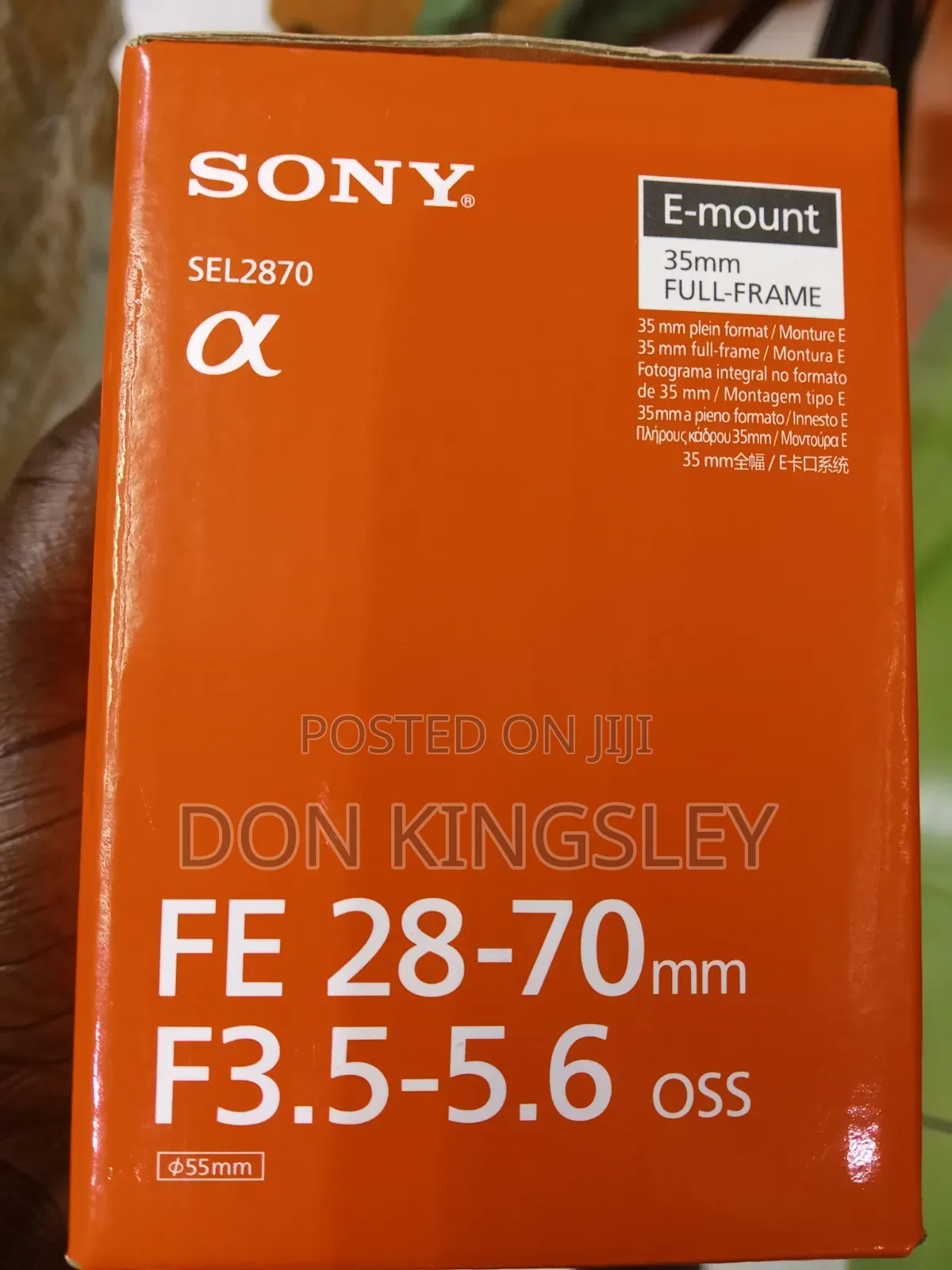 Sony 28-70mm. E-Mount Lens