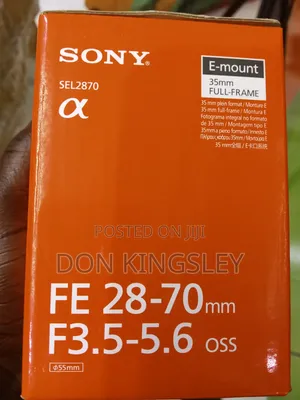Sony 28-70mm. E-Mount Lens