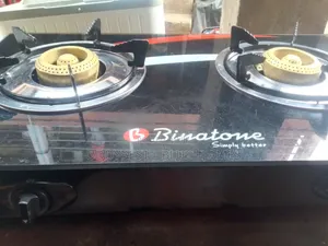 Double Face Table Top Gas Cooker With Original Burners, Auto Ignition.