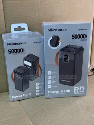 MIKOREAN 50000mah 22.5w Power Bank