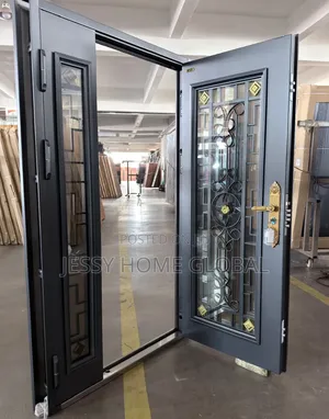 4ft by 7ft French Glass Door Dot Gold