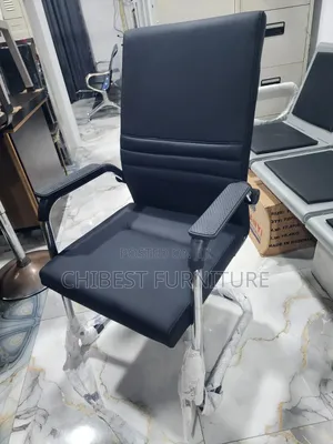 Imported Visvisitor's Office Leather Chair.