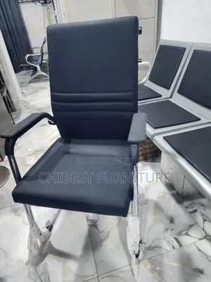Brand New Visitor's Leather Chair Available in Large Quantities