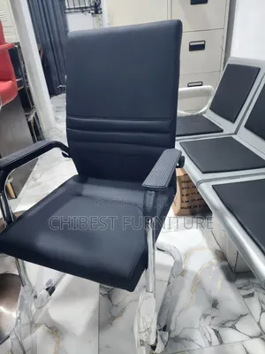 Brand New Visitor's Leather Chair.