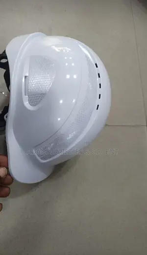 White Safety Jogger Helmet
