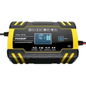 12V 8A / 24V 4A Automatic Car Battery Charger