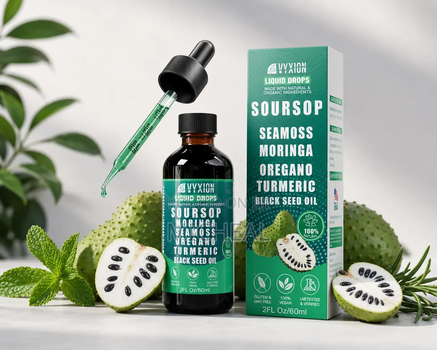 Vyxion Soursop Liquid Drops 60ml