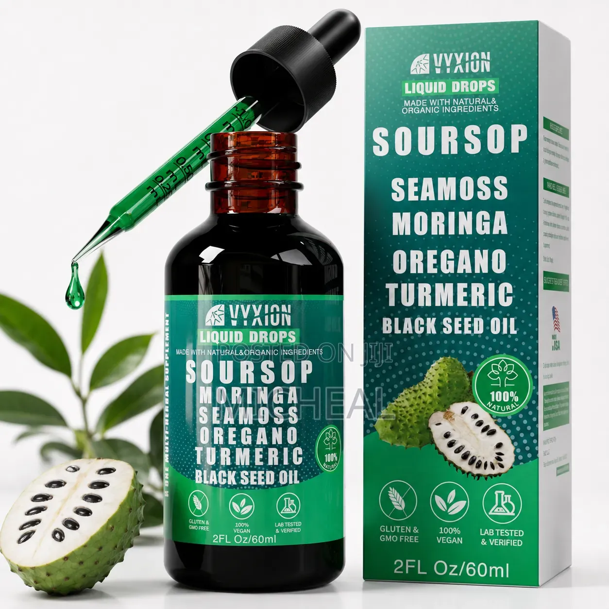 Vyxion Soursop Liquid Drops 60ml