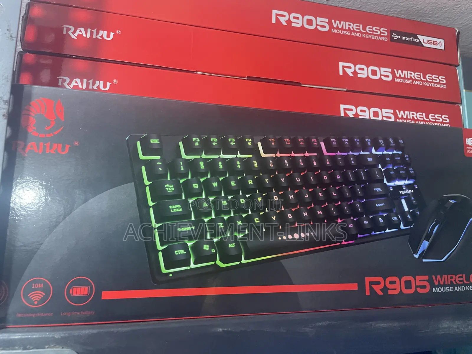 Rechargeable Keyboard&mouse With Keyboard Light