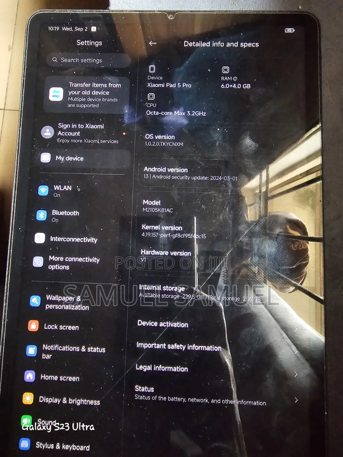 Xiaomi Pad 5 Pro 5G 256 GB Blue