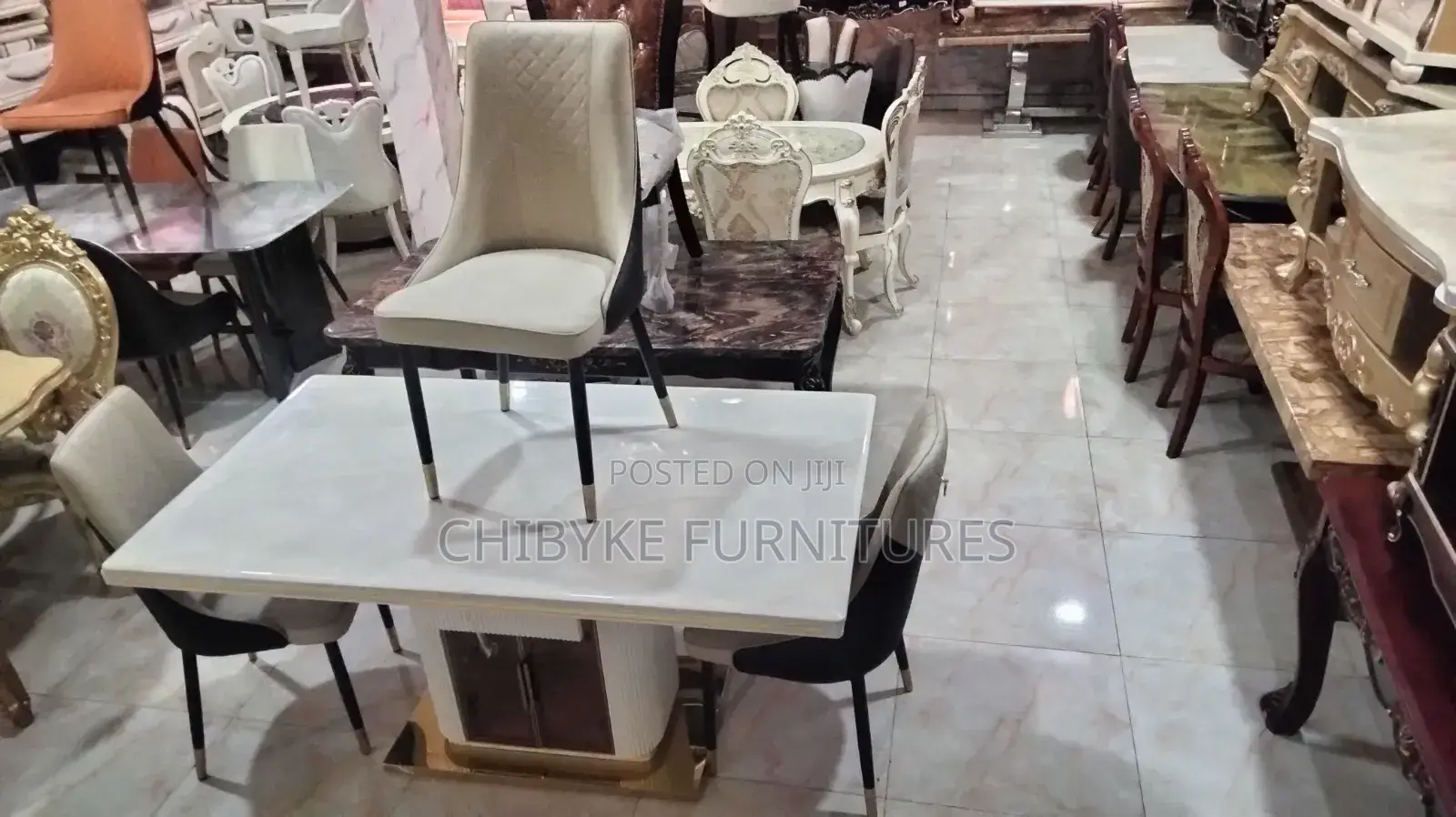 Marble Top Dining Table by Six