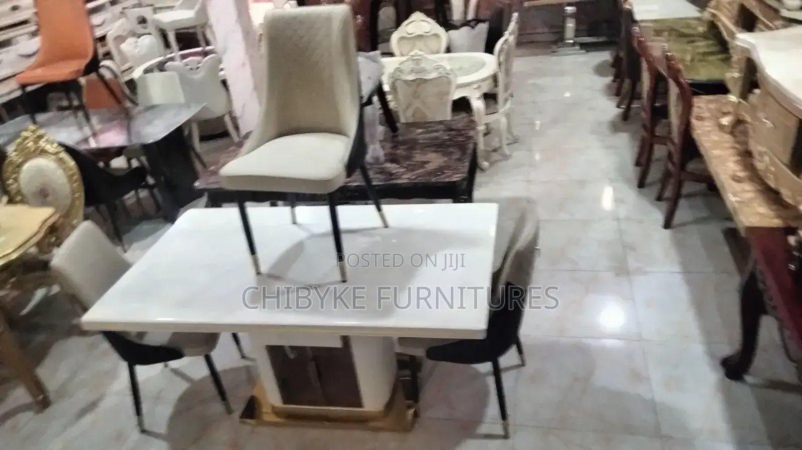 Marble Top Dining Table by Six