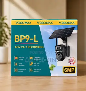 V380max Double Lens Solar Camera