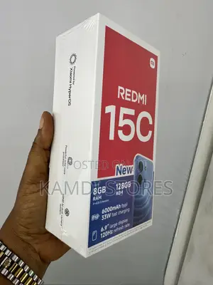 New Xiaomi Redmi 15C 4G 128 GB Black