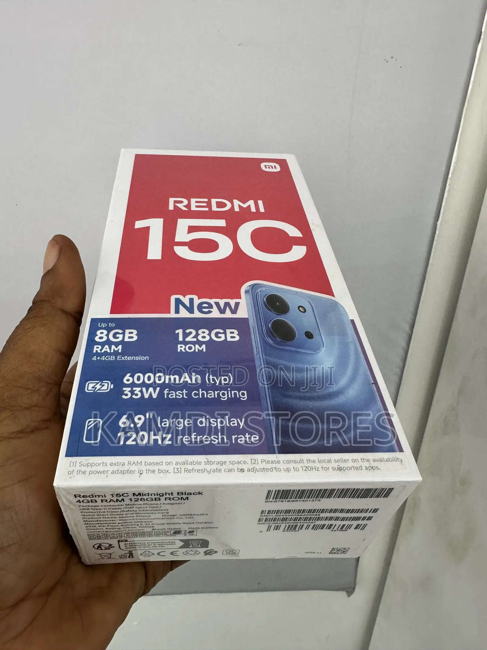 New Xiaomi Redmi 15C 4G 128 GB Black
