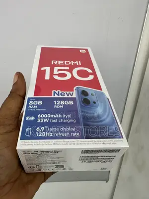 New Xiaomi Redmi 15C 4G 128 GB Black