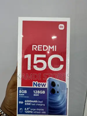 New Xiaomi Redmi 15C 4G 128 GB Black