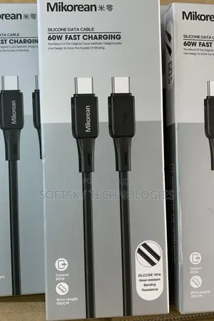 Mikorean 60w Fast Charging Usbc -Usbc Data Cable