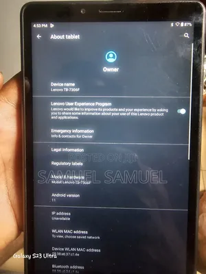 Lenovo Tab M7 (3rd Gen) 32 GB Black