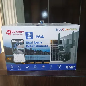 Gz Sony P6a 8mp Dual-Lens Solar PTZ Security Camera