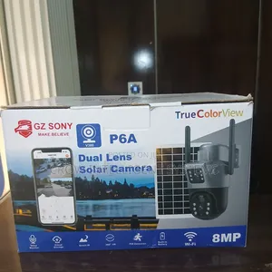 Gz Sony P6a 8mp Dual-Lens Solar PTZ Security Camera