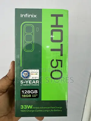 New Infinix Hot 50 128 GB Black