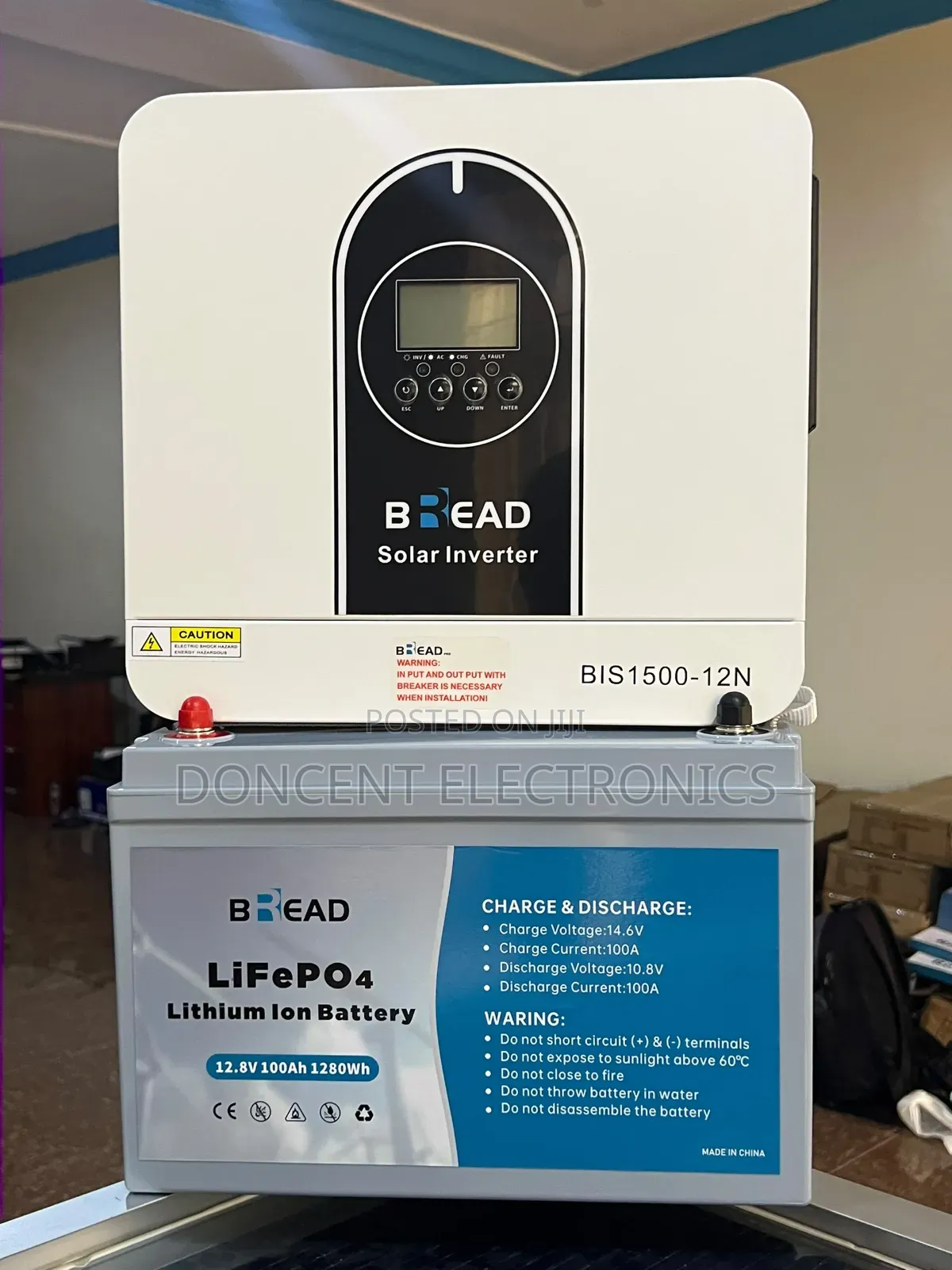Bread 1.2kwh 12v 100Ah Lithium Battery