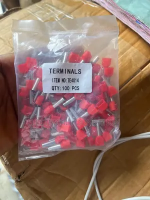 2.5mm Bootlace Pin Lug (Red)packet