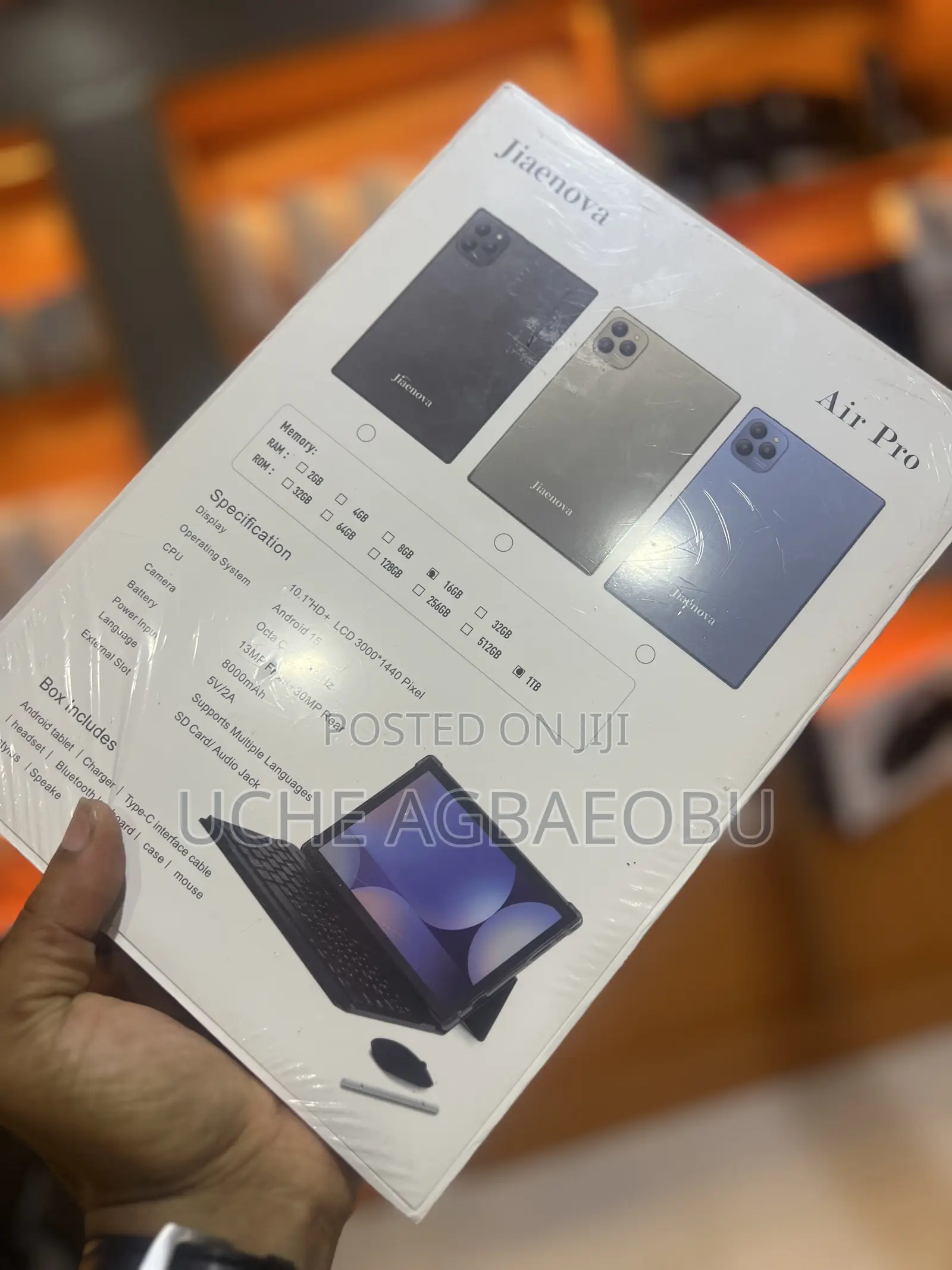 New Tablet 1 TB Black