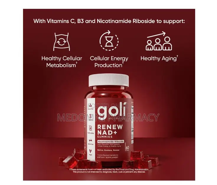 Goli Renew NAD+ Gummies 60 Count