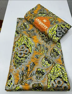 Chiganvy Golden Ankara Premium Quality – 6 Yards