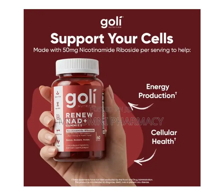 Goli Renew NAD+ Gummies 60 Count