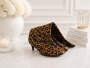 Brown Suede Knee-High Pointed-Toe Heeled Boots for Ladies