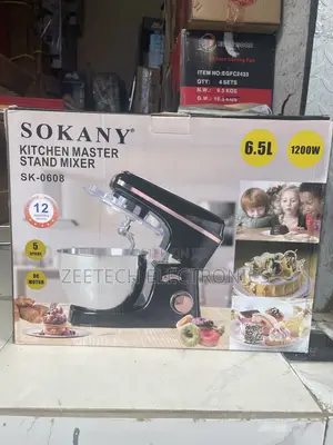 Sokany Kitchen 6.5L Master Stand Mixer (Model SK-0608)