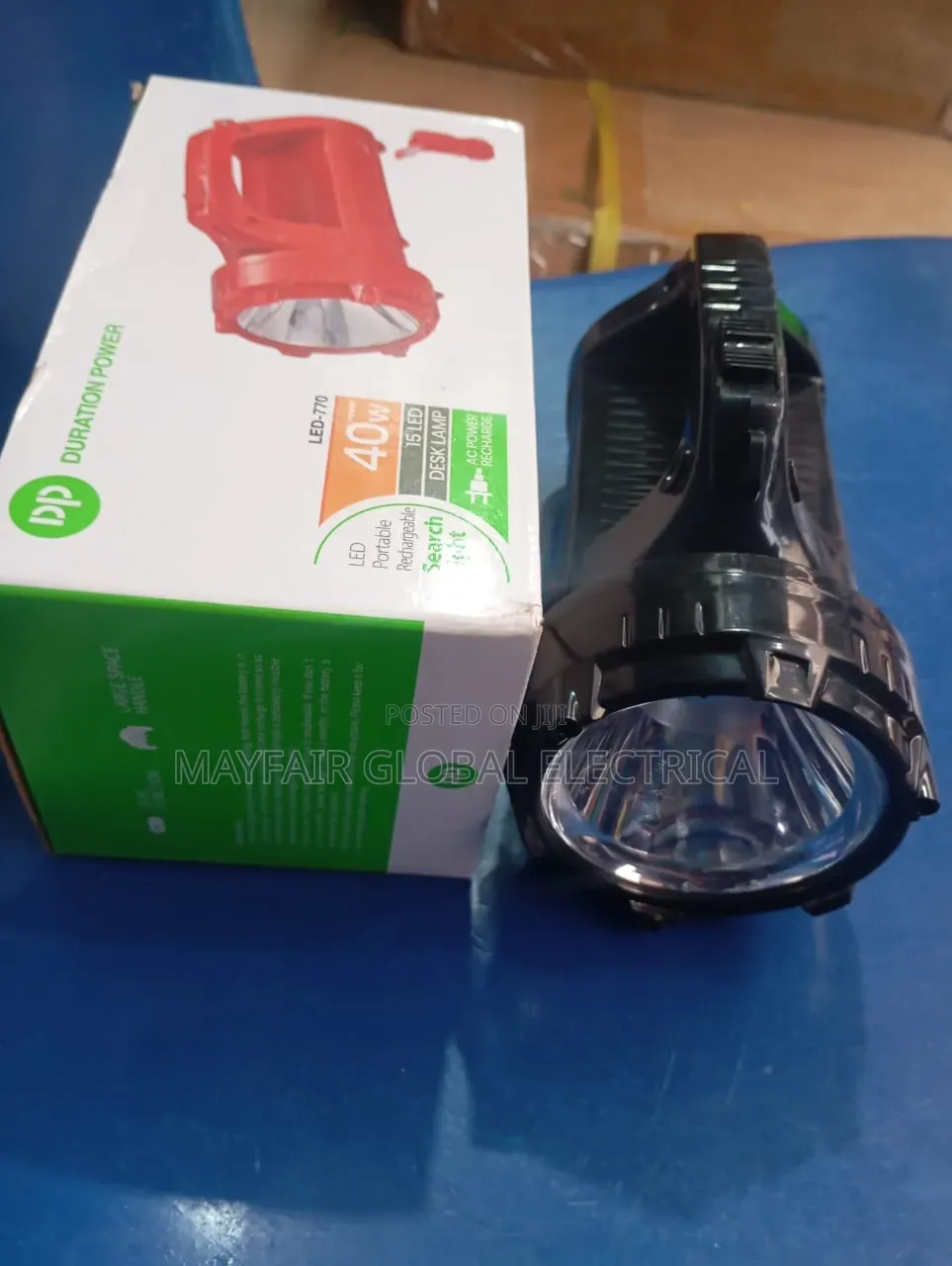 Quality DP LED-770 Portable Rechargeable Searchlight