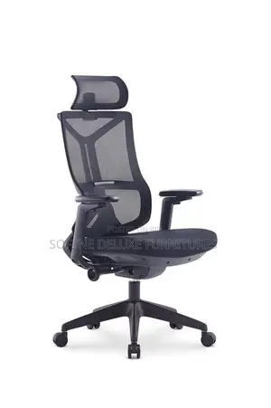 Black Office Ergonomic Swivel Chair